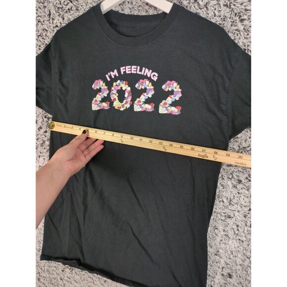 TAYLOR SWIFT Long Sleeve Top Women SZ M I'm Feeling 2022 Balloon Black Midnights - Picture 5 of 7